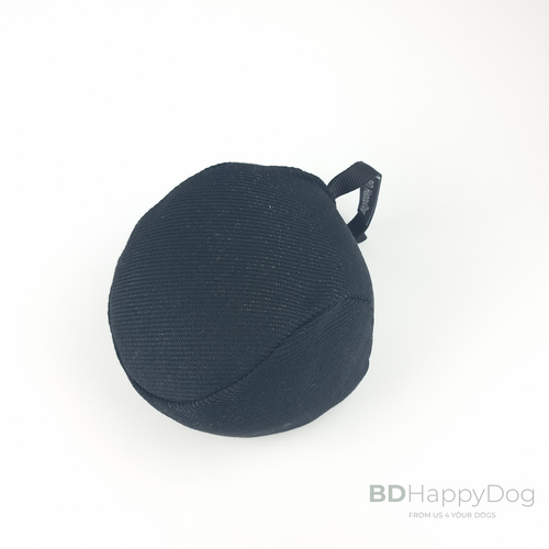 Piłka dla psa z uchwytem 20cm - materiał ringowy - zielony 2