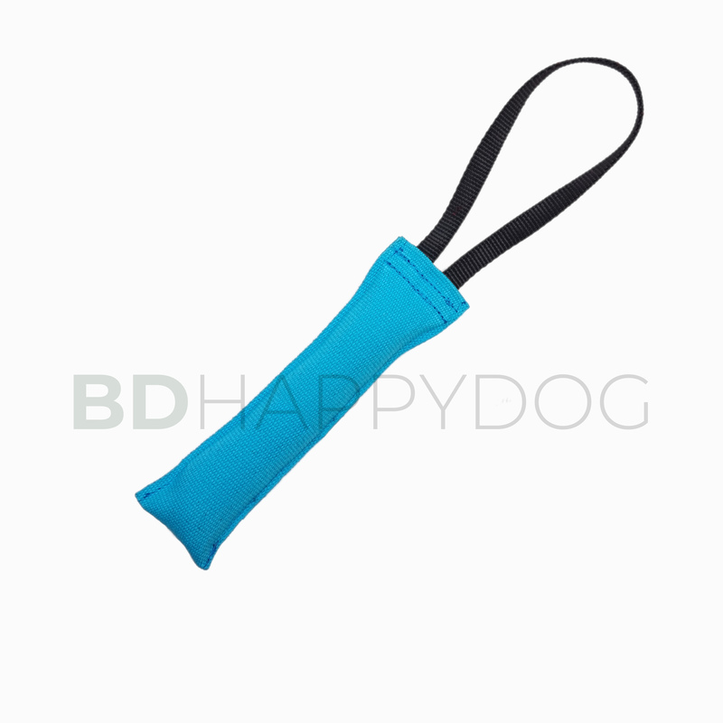 Gryzak szarpak dla psa z uchwytem 24x6cm - poliester - jasny niebieski 1
